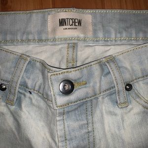 Mint Crew Rockstar Denim Light Blue